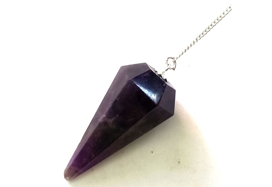 Amethyst Dowsing Pendulum Healing Crystals | Reiki | Vastu Products