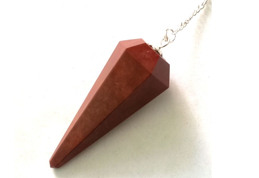 Red Jasper Dowsing Pendulum Healing Crystals | Reiki | Vastu Products