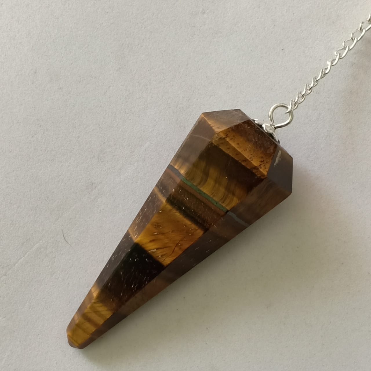 Tiger Eye Dowsing Pendulum Tiger Eye Dowsing Pendulum